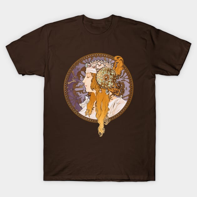Byzantine Head, Blonde T-Shirt by UndiscoveredWonders